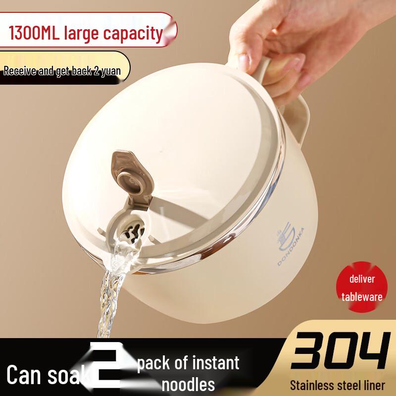 Zhaoran Japanese Stainless Steel Instant Noodle Bowl with Lid