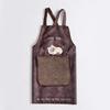 Cartoon Cat And Dog Print Waterproof Sleeveless Apron For Kitchen Cooking And Home Use