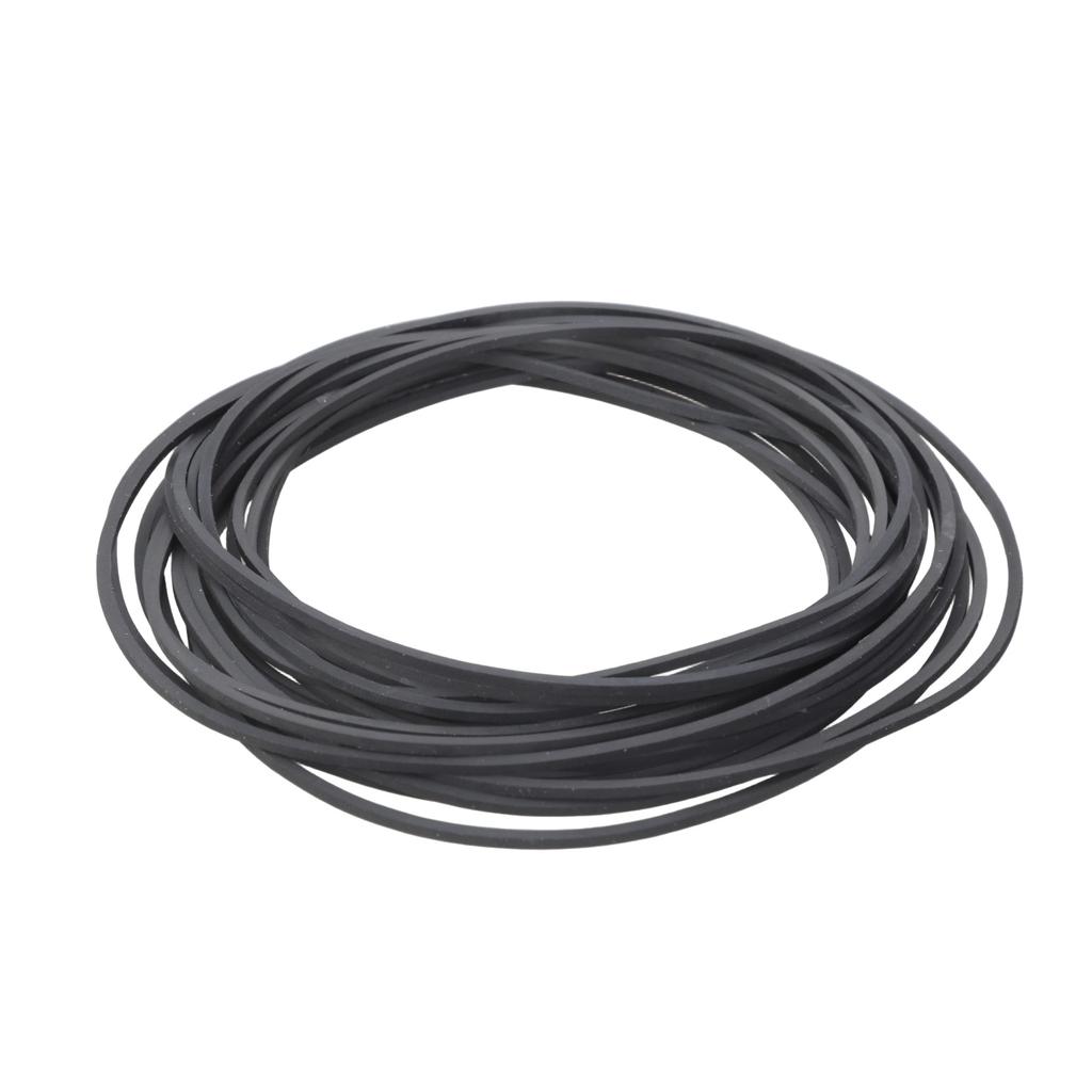 Square Recorder Rubber Drive Belts For Cassette Recorders And Players 105-135mm Fold 20Pieces Multiple Size