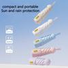 Dualuse Capsule Umbrella Portable Mini Rainproof Wind-resistant Sun Protection for Sunny And Rainy Days Outdoor Traveling