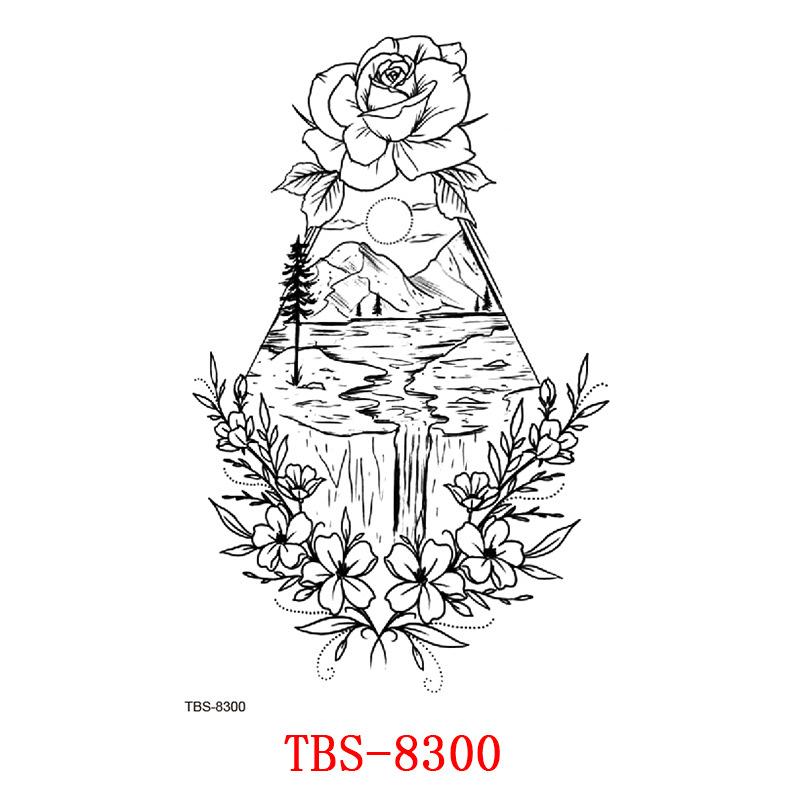 Waterproof Tattoo Sticker, Totem Character Tattoo Sticker Tattoo