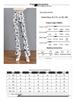 Green Floral Micro-Flare Pants - Autumn/Winter 2024 Body-Shaping Elastic Women's Long Pants