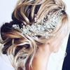 Exquisite Shiny Crystal Hairband Wedding Hair Accessories For Bridal Flower Headpiece Elegant Headbands Bride Hair Ornaments