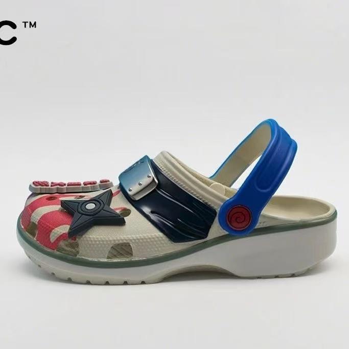 

Crocs Classic Whirlpool Naruto Kids Shoes Unisex Slippers 36-37(M4W6) серый