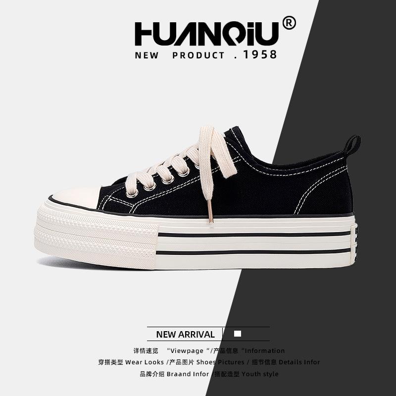 Global platform canvas shoes women's ZHQ-HQ079 new summer women's shoes with skirts casual canvas shoes women's tide