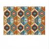 Bohemian Pattern Decorative Carpet Tribal Style Moroccan Luxury Persian Art Multi-style Rug Geometric Loop-pile Rug