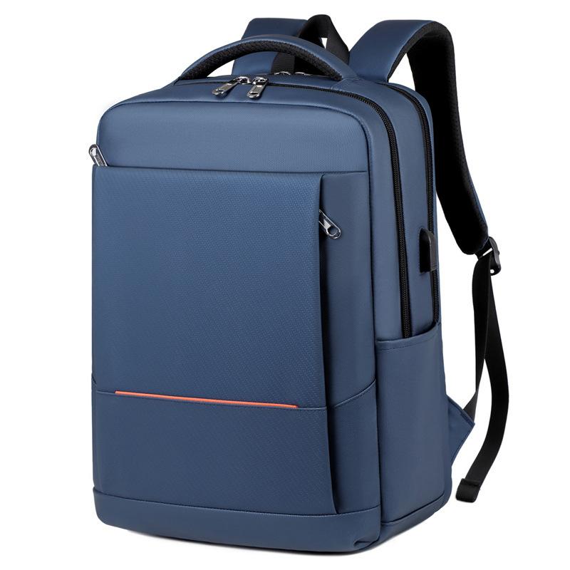 

Новый деловой рюкзак Мужской рюкзак для компьютера Рюкзак для путешествий большой вместимости Студенческий школьный рюкзак one size fits all синий