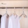 10Pcs Foldable Plastic Clothes Hangers Foldable Design Stable Durable Load-Bearing Design Not Easily Deformed Clothes Drying Racks