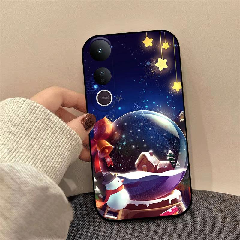 Świąteczne etui z nadrukiem do Vivo V50 Lite V40 SE V50E V27E V25E Y39 Y29 Y38 Y28 Y27 Y53S Y33S Y17S Y19S Miękkie etui ochronne na telefon z TPU