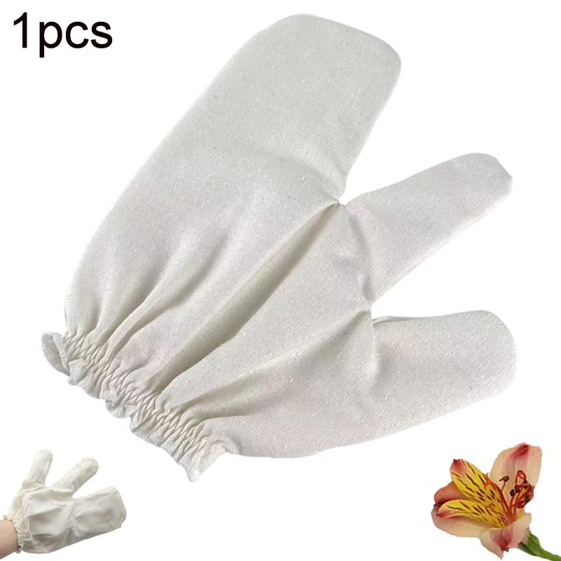 

1/2Pcs Gloves Raw-Silk Massage Gloves Massage 100% Raw-Silk Gloves Exfoliating Gloves Massage Shower Gloves 1PCS