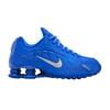 Shox R4 Racer Blue Metaliczny Srebrny (Kobiety)