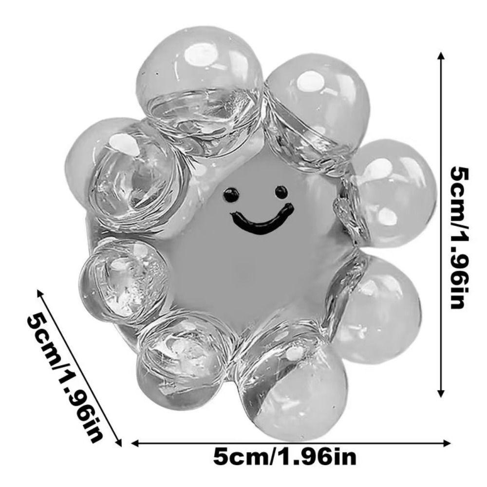 2pcs Transparent Water Ball Pinching Toy Squeezing Acne Bubble Octopus Pinching Toy  Kids Toys