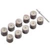 10Pcs 12mm Flap Wheel Sandpaper Sanding Disc Grinding 80600 Grit