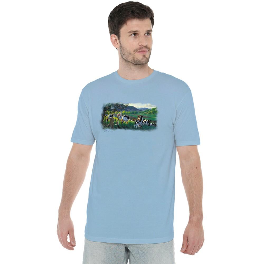 Wildlife Gods Country T-Shirt S-3XL Light Blue S