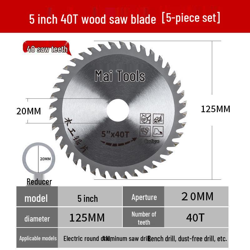 Dual-Purpose Aluminum-Wood Saw Blade: High Hardness Alloy Teeth for Woodworking and Ecological Boards