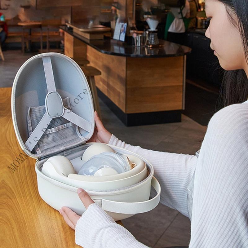 H3CD Electric Breastpump Portable Storage Bag Shockproof Organiser Hard Shell Handbag