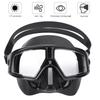 Professional Free Diving Anti Fog Large View Low Volume Dive Mask Goggles for Adults Men Women(black )