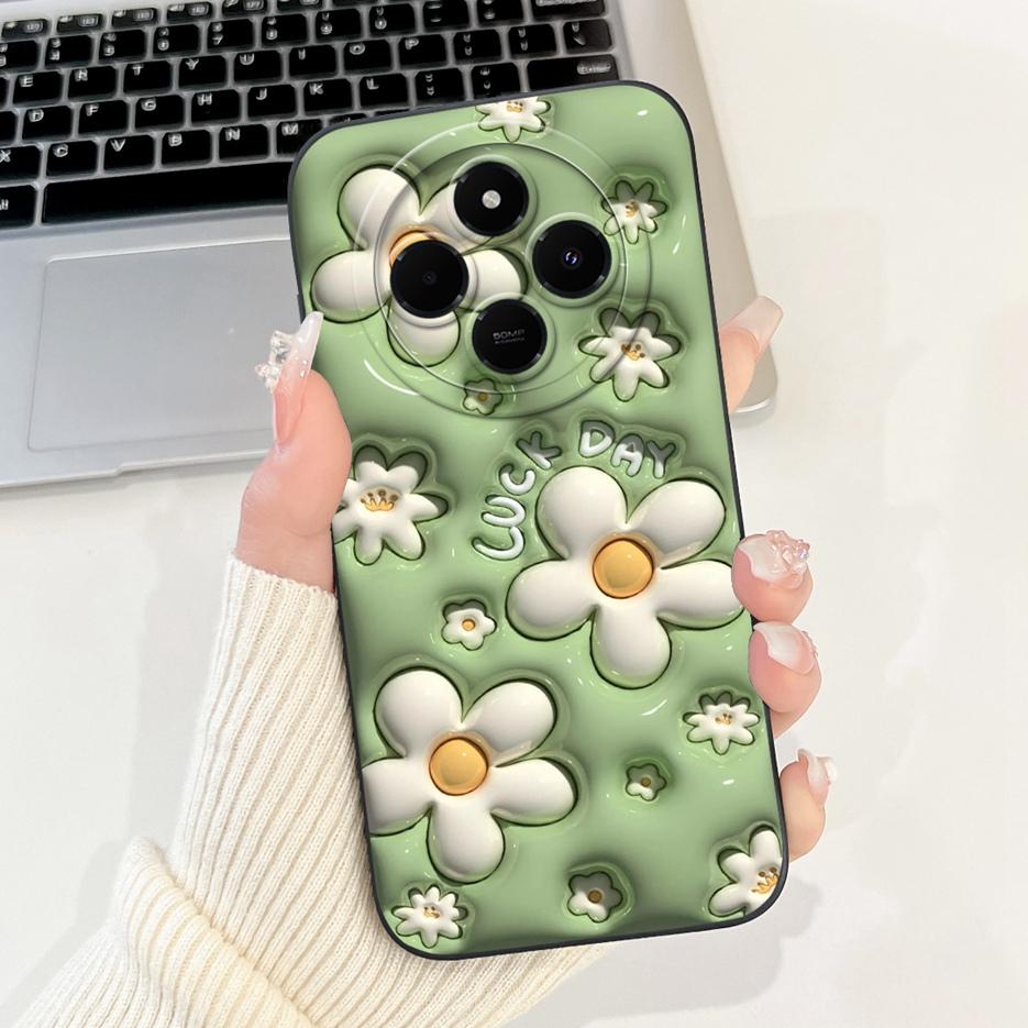 For Xiaomi Redmi 14C Case PocoC75 Cute Panda Cartoon Cover Soft TPU Phone Case For Xiaomi Poco C75 C 75 Redmi14C Back Cover Bags