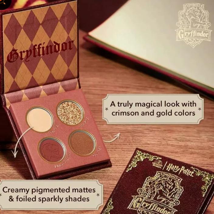 

Harry Potter Hogwarts Series Sheglam Four-Color Eyeshadow Gift Set red