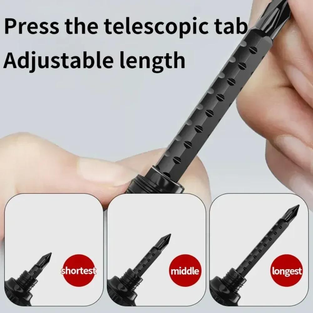 Ráčna Šroubovák Sada 13 v 1 Krátká rukojeť Křížová drážka Vrták Teleskopický Dvouúčelový Malý Chromvanadová ocel Opravné nástroje