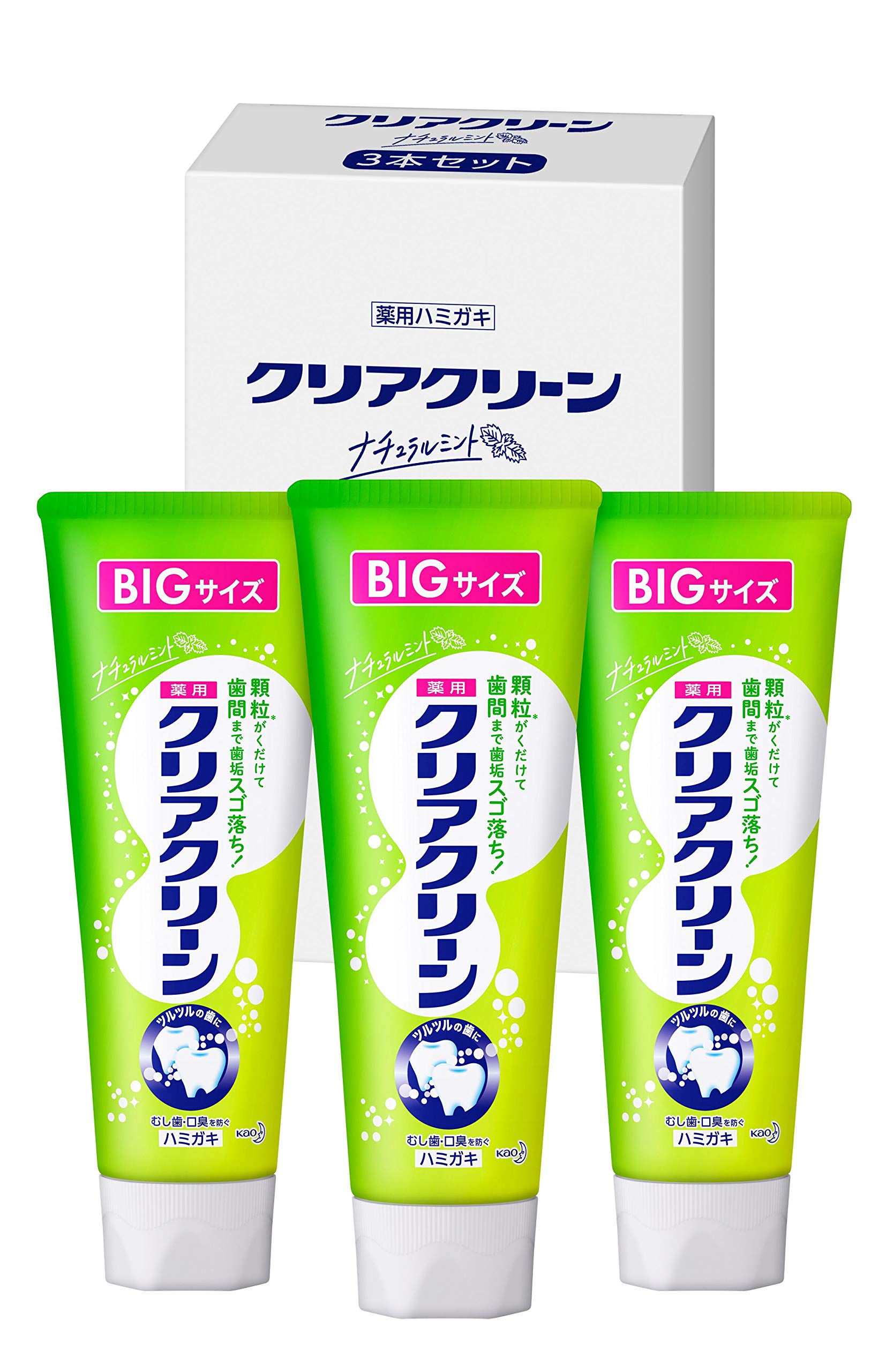 

Clear Clean Toothpaste Natural Mint Large Capacity 170g x 3 Set [Bulk Purchase] [Quasi-drug]