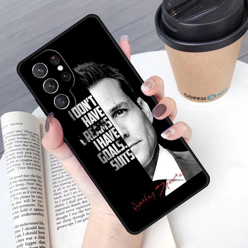 Suits TV Show phone case Cover For Samsung Galaxy S24 S25 Ultra S21 S22 Ultra S10E Note 10 Plus Note 20 FE S23