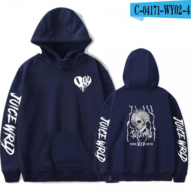 Juice WRLD Inspired Hoodie Men Women Oversized Streetwear Sweatshirt With Graphic Print Casual Pullover