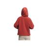 Adidas Two-In-One Casual Hooded Zip Jacket Women Jackets Soft-Red JM8855