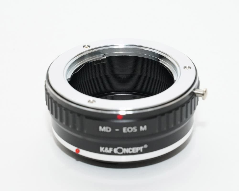 Minolta EOS M Mount Adapter with Lens Cloth K&F MD-CANON Md-eosm (KFEOSM)