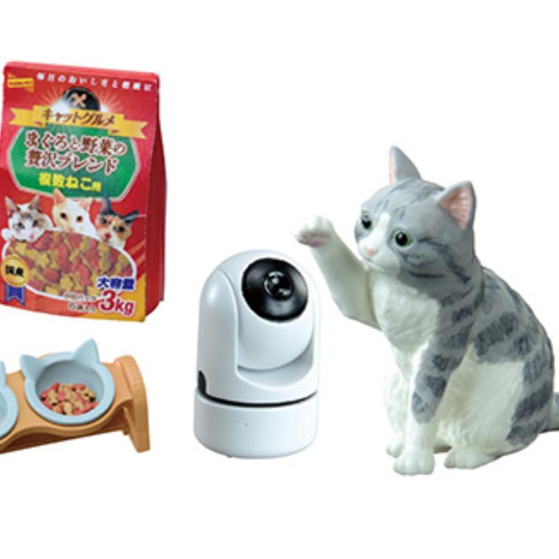 Re-ment Capsule Eat Play Cat My Daily Life with Cats Cat Cage Sleeping Sofa Computer Desk Cat Tree Miniature Desktop Ornaments