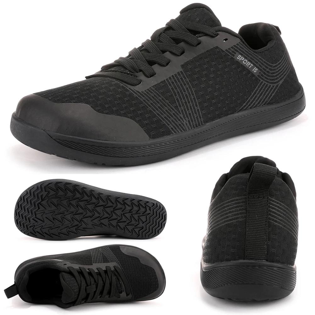 Minimalistische Barfußschuhe Cross-Trainer-Schuhe Rutschfest Zehenweit Wanderschuhe Leichtgewicht Tennis zum Wandern Klettern