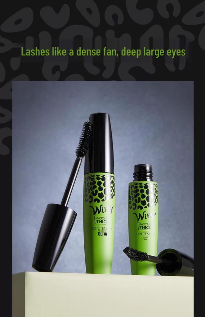 Oumeng Zui Mi Feather Lashes Mascara - Lengthening, Volumizing, Curling, Smudge-Proof - Color Cosmetics
