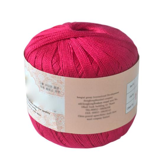 Мерсеризованный хлопковый шнур, пряжа для вышивания, вязания крючком, кружевных украшений