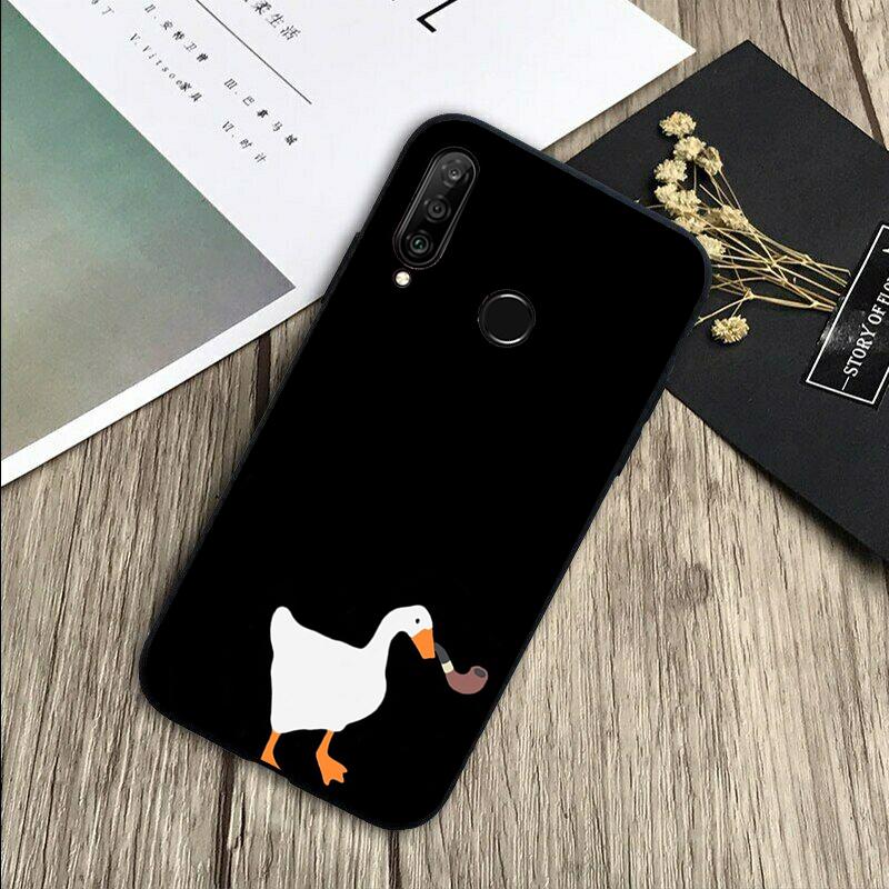 Cartoon Cute Goose For Huawei Nova Y72 Y73 Y90 Y70 Y60 Y91 Y61 12s 12i 11i 8i 9 10 SE P40 Lite P60 P30 Pro Case