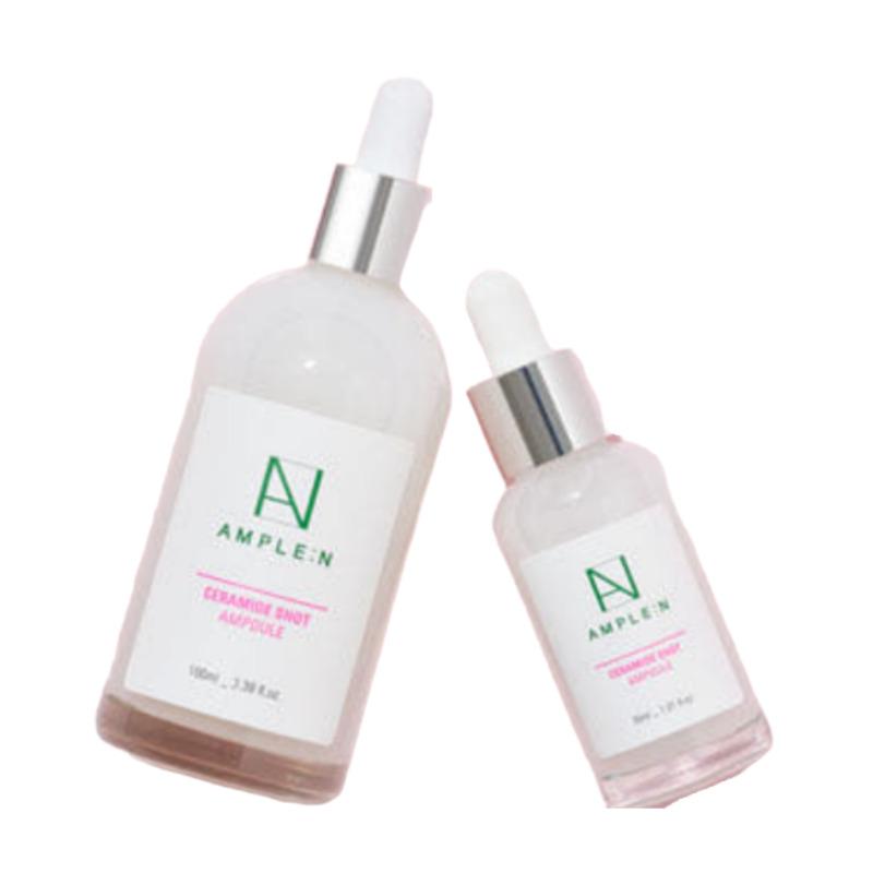 

AMPLE:N Ceramide Shot Moisture Barrier Ampoule 100ml + Gift Blemish Shot Tone-Glow Mini Cream 15ml
