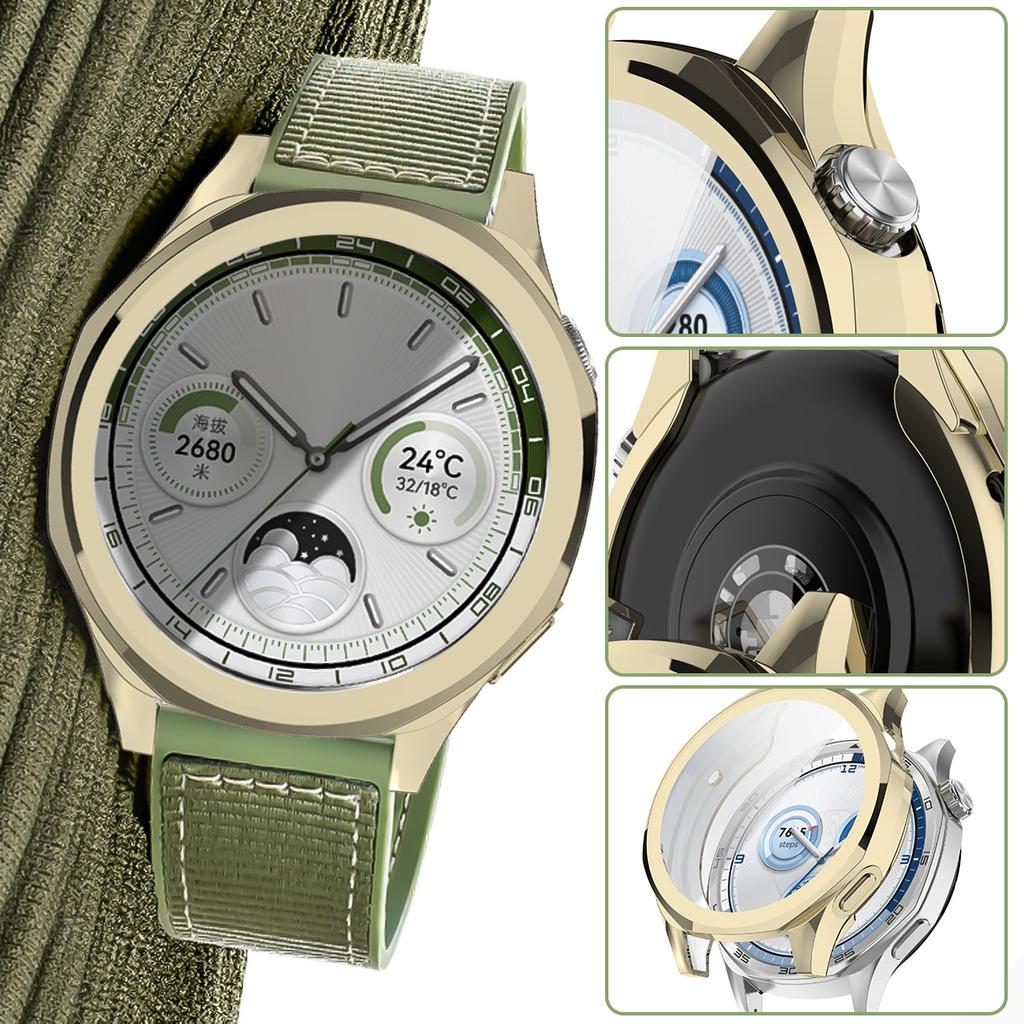Tempered Glass Screen Protector Case for Huawei Watch GT 5 46mm Hard PC Protective Bumper for Huawei GT5 46 Cover Accessories