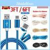 Durable And Stylish Nylon Strong Braided Rope Usb-c Type-c 3.1 Data Sync Charging Cable Cord