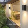Modern GU10 Base Outdoor Waterproof Wall Lights Garden Porch Wall Lighting LED Wall Lamps Aluminum AC86-265 Warm/Cold Light