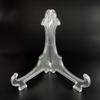Sturdy ABS Plate Stands Heavy Duty Support for Secure Display of Plates Collectibles Foldable Rack for Compact Storage