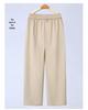 Summer 2026 Mom's Wide-Leg Drape Pants - Lightweight, Loose, Straight-Leg for Middle-Aged and Elderly Women