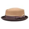 Autumn and Winter Vintage Premium Wool Felt Pork Pie Hat for Men Women Short Brim Elegant Ribbon Bow Dress Fedora Hat Unisex