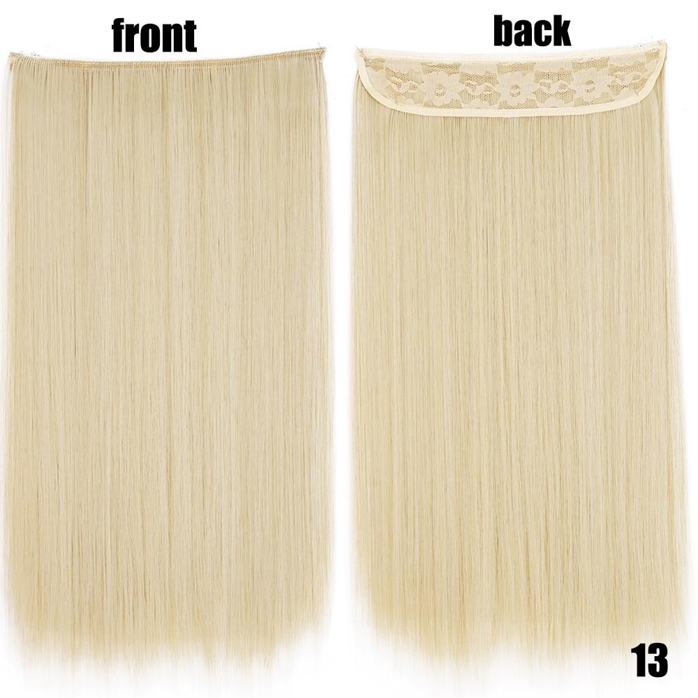 XINRAN 22-дюймова модна жіноча перука з невидимою волосінню для нарощування волосся, стійка до високих температур, синтетична хвиля без застібок