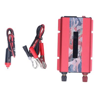 Inversor de Onda Sinusoidal Pura DC 12V a AC 110V Convertidor de Batería de Energía Multifuncional para Eléctrico