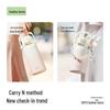 HAERS 750ml Dual-Drink Insulated Bottle with Straw
