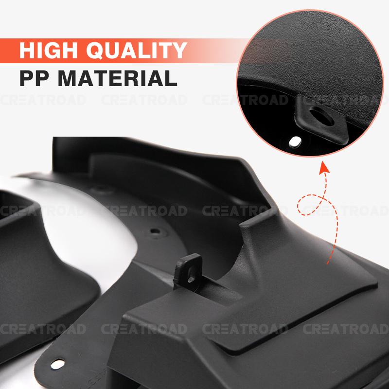 4Pcs Durable ABS Mud Flaps For Toyota Corolla/Altis E170 2014-2018 2015 2016 2017 Splash Guards Mudguards Fender car Accessories