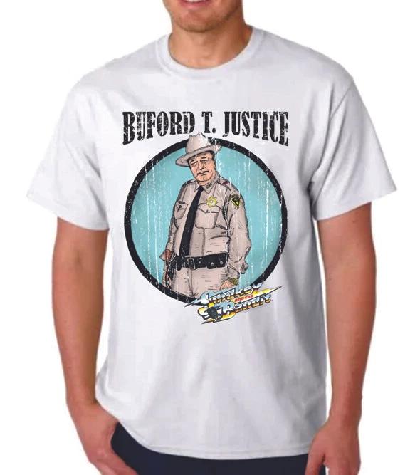 BUFORD T. JUSTICE SMOKEY AND BANDIT T-T-shirt TEE JACKIE GLEASON BURT REYNOLDS M
