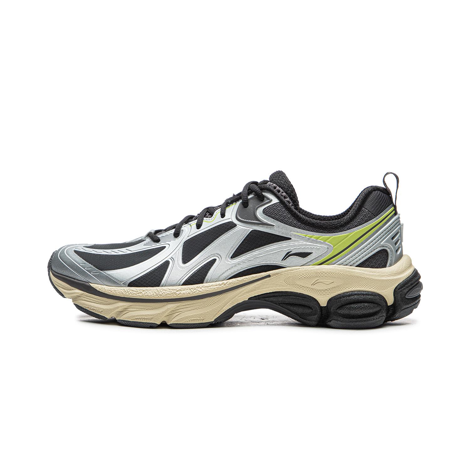 Li Ning Fuyao Boom V2 Low top Running Shoes Men s Black Silver ARXW019-6 39