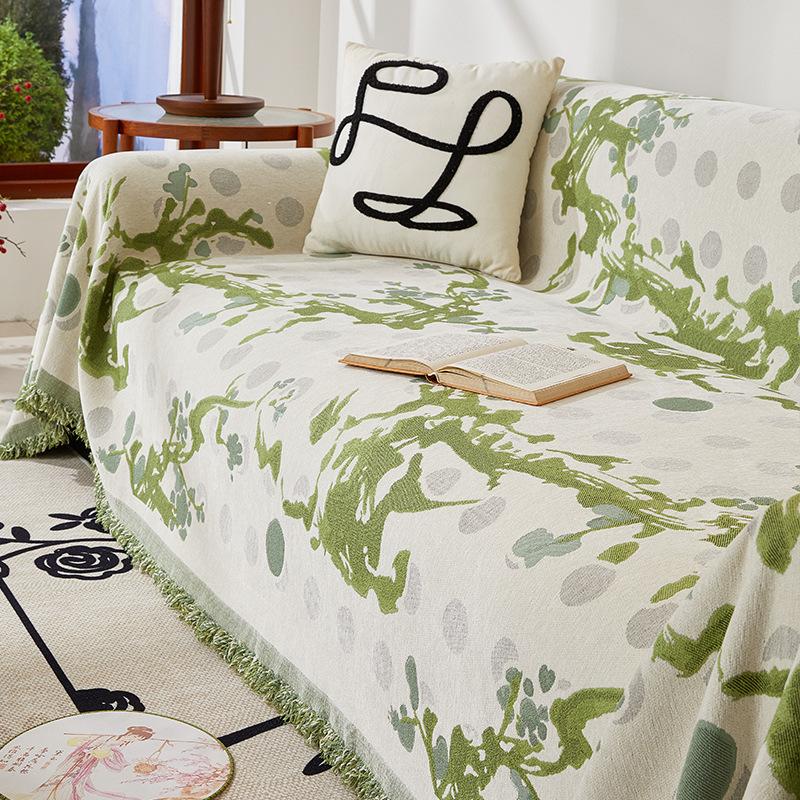 Chenille Sofa Cover Cloth Four Seasons Universal Non-Slip Sofa Towel Universal Sofa Backrest Cover Towel Cushion