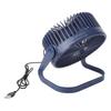 Kleiner Luftzirkulator Ventilator 2 Einstellbare Geschwindigkeiten Blau Tragbar Wiederaufladbar USB Schreibtisch Tisch Kühlventilator für Wohnheim