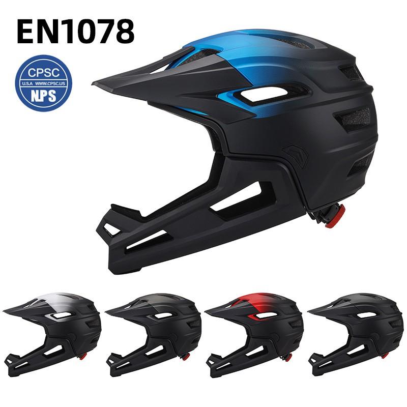 Full Face Mountainbike Helm Downhill Radfahren Outdoor Trail Fahren Erwachsener Unisex PC EPS Konstruktion